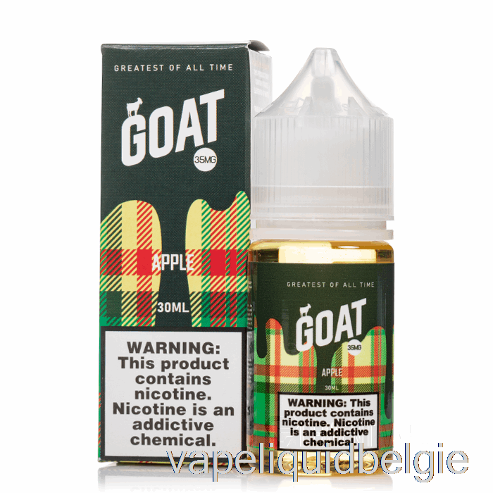 Vape België Appel - Geitenzout - 30ml 50mg